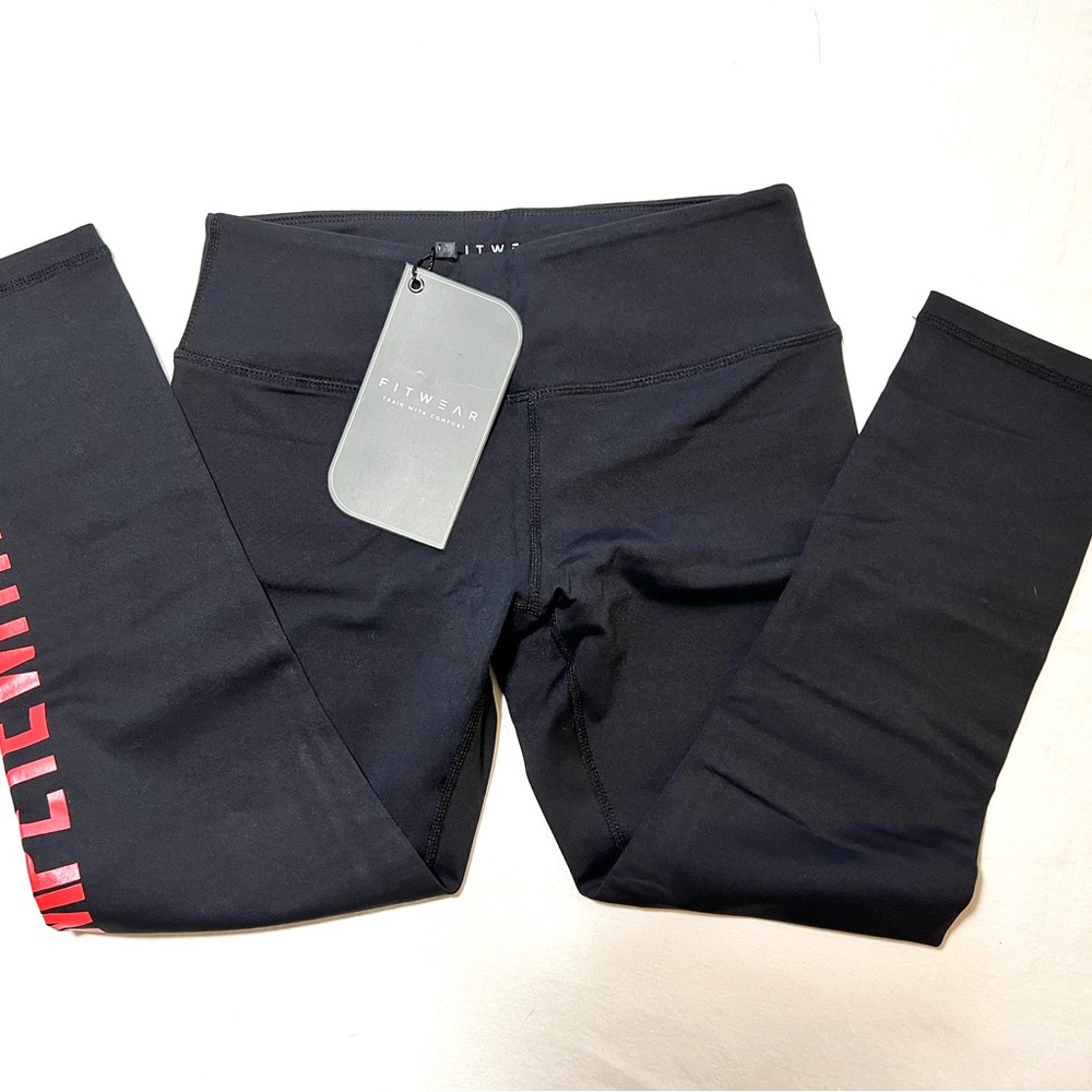 Fitwear Black Leggings 3/4 length XS